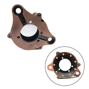 Kit de filtro de aire transparente de cobre CNC para motocicleta Harley XL883 XL1200 X48, limpiador de aire retro vintage - Product Image 5