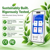 Máquina de Autopago para Bibliotecas con RFID UHF, Búsqueda de Libros |   Quiosco de Pantalla Táctil para Préstamo y Devolución |   SDK de Circulación Inteligente de Autoservicio