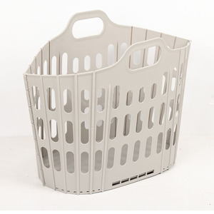 Cesto de <span class=keywords><strong>ropa</strong></span> <span class=keywords><strong>sucia</strong></span>, cesta de lavandería plegable suave de alta resistencia, cesta de almacenamiento de plástico - Product Image 3
