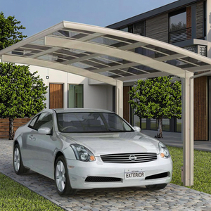 Nhà để xe đa chức năng bằng nhôm với tán polycarbonate và mái vòm-Thiết kế hiện đại nhà để xe ngoài trời bền - Product Image 2