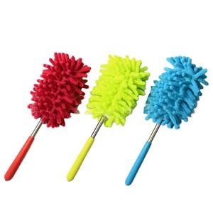A2416 Brosse <span class=keywords><strong>extensible</strong></span> pour chambre à domicile Manche en chenille <span class=keywords><strong>Plumeau</strong></span> de voiture Nettoyage de la poussière <span class=keywords><strong>Plumeau</strong></span> en microfibre - Product Image 1
