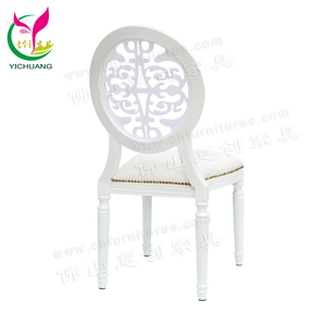 Apilable real de mira de aluminio restaurante Silla de acrílico blanco a louis xvi silla para el banquete de boda - Product Image 3