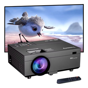 Meterl M8-G Mini <span class=keywords><strong>Projector</strong></span> Đối Với <span class=keywords><strong>iPhone</strong></span> 2024 Nâng Cấp 1080P HD Chiếu Ngoài Trời Xách Tay <span class=keywords><strong>Projector</strong></span> Với Tripod Và Mang Theo Túi - Product Image 4