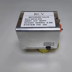 2in UPVC AC220V akıllı modüle Motor tahrikli üç yollu akış kontrol vanası