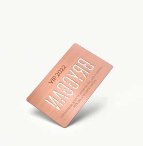 Cartes de visite vierges en métal doré effet miroir NFC sans contact pour chat – Grande Vente - Product Image 2