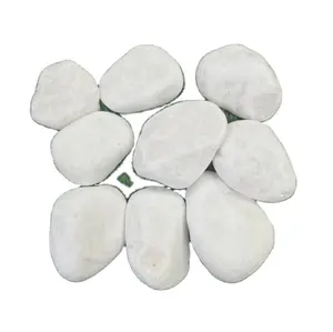 White round Marble Pebble Stone for Garden Paving Decorative Landscape Cobble Stone Natural Surface Price Competitive