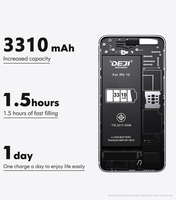 Baterai HP DEJI refurbish untuk iphone 12 double power