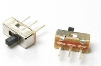 SS12D00G2 2 positions SPDT 1P2T 3 broches PCB panneau mini interrupteur à glissière vertical