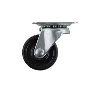 Roue pivotante en caoutchouc souple de 1-1/2 pouce, capacité de charge de 40 lb - Product Image 4