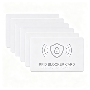 Carta Protettiva RFID Personalizzata Anti-Skimming per <span class=keywords><strong>Carte</strong></span> <span class=keywords><strong>di</strong></span> Credito, <span class=keywords><strong>Debito</strong></span> e Documenti - Personalizzazione Logo in Serie - Product Image 2