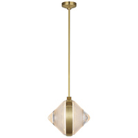 Lustre en cristal transparent nordique, design moderne, en laiton naturel, pour salon, hôtel, maison, villa, décoration