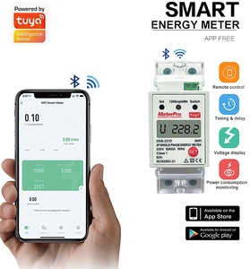 Duy nhất giai đoạn điện năng lượng nhà giám sát thiết bị <span class=keywords><strong>wifi</strong></span> thông minh Điện watt-giờ năng lượng Meter tuya chuyển đổi từ xa - Product Image 2