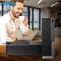 I5-11400 de bureau d'affaires 8L noir SPCC boîtier H510 carte mère 16GB DDR4 512GB SSD personnalisé Type C châssis ordinateur de bureau Compact