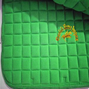 Couverture de selle d'équitation, tapis de selle équine, couverture de couleurs vertes, produits équestres, nouveau Design, vente en gros, personnalisé - Product Image 3