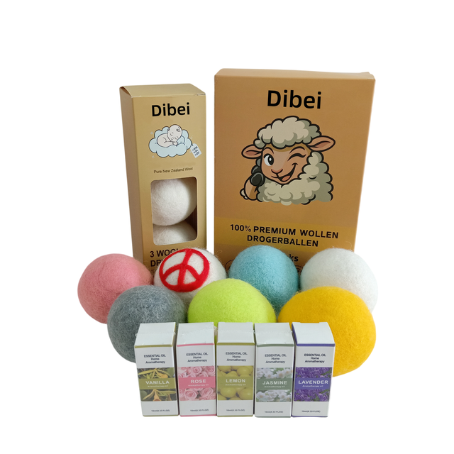 Trending Products 2026 New Arrives Bestseller 6 Pack Wool Dryer Balls Xl Pure Organic New Zealand Sheep Wool Laundry Ball
