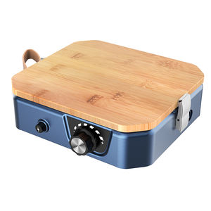 Estufa de gas para exteriores de acero inoxidable de dos quemadores Diseño plegable manual para trabajos de <span class=keywords><strong>camping</strong></span> con BUTANO Y PROPANO - Product Image 6