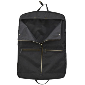 Free Sample Handmade Luxury High-end Men Black Foldable casual Wedding Suit <b>Carrier</b> Cover Custom <b>Garment</b> Bags for Travel - Product Image 1