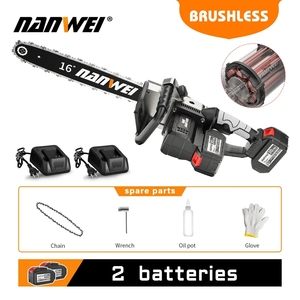 <span class=keywords><strong>Nanwei</strong></span> <span class=keywords><strong>เลื่อย</strong></span>ไฟฟ้า42V 16 ", <span class=keywords><strong>เลื่อย</strong></span>โซ่ไฟฟ้าแบตเตอรี่เลื่อยตัดเหล็กที่จับกล้องส่องทางไกลพับได้สำหรับไม้ - Product Image 2