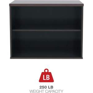 Alera ALE <b>Open</b> Office Low Storage Cabinet Espresso 29 1/2"W X 19 1/8"D X 22 7/8"H Wood Material - Product Image 4