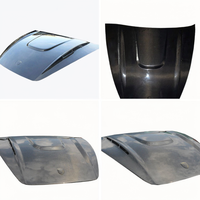 Capot en fibre de carbone noir brillant Haman 3K pour Porsche Cayenne 958 2010-2014, kit carrosserie, pièces de carrosserie automobile, accessoires de style