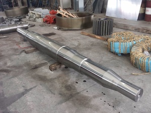 Wangli Oem Slijpen Hoge Kwaliteit Getrapte Grote Lange Schacht Gesmede Stalen Hoofdas - Product Image 2