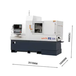 6 trục Swiss CNC Lathe đôi trục chính máy với chức năng tuyệt vời CNC Lathe