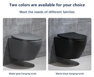 Inodoro Moderno y Creativo de Pared, con Asiento Calefactado, Doble Descarga, Diseño Colorido, Tanque de Agua Oculto, para Hotel u Hogar - Product Image 4