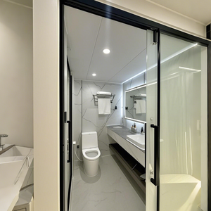 Capsule d'espace de bureau détachable personnalisable Matériau de panneau sandwich en acier durable pour une maison de conteneur de relocalisation facile - Product Image 5