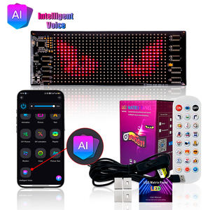 Tự làm xe hiển thị ai chức năng LED linh hoạt màn hình không dây Carplay Adapter với 3 ẩn giọng nói các tính năng thông minh xe Sticker - Product Image 3