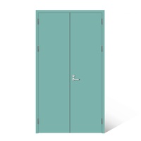 Porte coupe-feu en acier galvanisé de conception moderne pour maison, hôtel, hôpital et appartement avec garantie d'un an