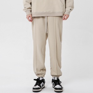 Pantalones de chándal informales para hombre, algodón cómodo, cintura elástica, diseño holgado, ideal para la temporada Otoño/Invierno - Product Image 3