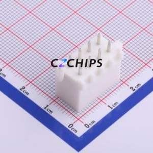 HX41406-8A Wire-to-Board Pin Header Through hole Component (THT),P=4.14mm Connector 2x4P 4.14mm Through Hole 8P - Product Image 2