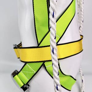 Cintura di Sicurezza Anticaduta Affidabile e Resistente in Poliestere ad Alta Resistenza per Costruzioni e Soccorso su Ponti, 4 Anelli a D, Lunghezza Regolabile - Product Image 3