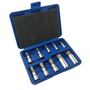 DZT/Dongzhe 10 Pc <b>Socket</b> Set 1/4 In Hex Metric Chromium Vanadium Steel <b>Socket</b> Tools For DIY Use - Product Image 1