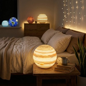 Lámpara Nocturna LED con Diseño de Planetas del Sistema Solar (Merkúr, <span class=keywords><strong>Venus</strong></span>, Neptuno, Marte, Júpiter, Saturno, Urano) para Decoración de Paisajes - Product Image 1