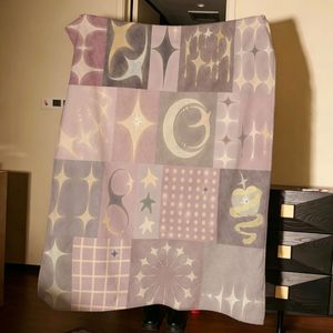 <span class=keywords><strong>Couverture</strong></span> décorative douce en <span class=keywords><strong>patchwork</strong></span> pastel à motif ours en peluche et nœud, pour dortoir, coin lecture, cadeau boutique, export direct - Product Image 4