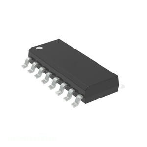 ชิ้นส่วนบริการครบวงจรดั้งเดิม อุปกรณ์อิเล็กทรอนิกส์ NCP1034DR2G 16 SOIC ตัวจัดการพลังงาน (PMIC) - Product Image 1