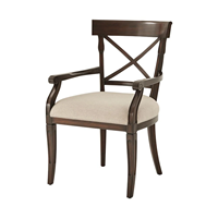 Chaises de salle à manger de style nordique, meubles de luxe haut de gamme, chaise de salle à manger en bois de mahogany massif avec dossier haut pour la maison