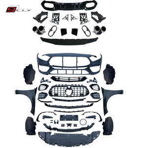 2019-2024 Benz classe W177 hayon Sport <span class=keywords><strong>AMG</strong></span> mise à niveau large A45s décoration extérieure de voiture nouvel état pare-chocs avant <span class=keywords><strong>AMG</strong></span> Bodykit - Product Image 1