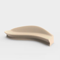 Chaises de loisirs en bois lamellé-collé en fibre de verre Y725, finition huile naturelle, résistantes aux UV, écologiques, pour hôtels et hôpitaux