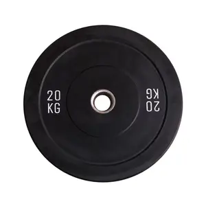 Snbo personnalisé en gros plaque de poids en caoutchouc noir livre valeur ensemble de plaques de pare-chocs en caoutchouc