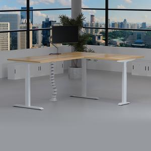 Estación DE TRABAJO eléctrica de <span class=keywords><strong>altura</strong></span> ajustable, <span class=keywords><strong>mesa</strong></span> ajustable <span class=keywords><strong>en</strong></span> <span class=keywords><strong>altura</strong></span> para ordenador, muebles de oficina, escritorio profesional para el hogar arriba y abajo - Product Image 1