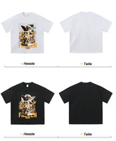 Camiseta Personalizada Streetwear con Impresión Digital, Diseño Gráfico DTG, 260gsm, Camiseta para Hombre, Oversize, 100% Algodón