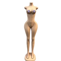 Mannequins de vitrine grandeur nature sans tête en PE pour femme adulte, modèle YF-001, extra grands, avec poitrine et fessiers prononcés, de l'usine de Guangzhou