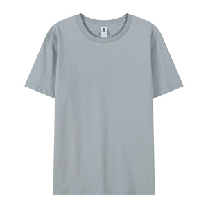 Custom Overs ized T-Shirt Herren Hochwertige 220 Gsm Baumwolle <span class=keywords><strong>Basic</strong></span> Blank O-Neck Kurzarm T-Shirt für Herren Sommer - Product Image 3