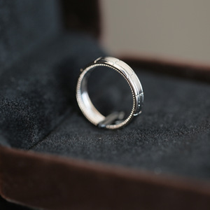 Set di Anelli Minimalisti Bicolore per Coppie, Anelli Creativi alla Moda per Matrimonio e Fidanzamento, Gioielli per Donne e Uomini - Product Image 4