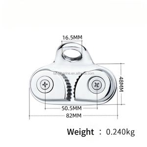 Équipement maritime haut de gamme, acier inoxydable 316, poli miroir, élingue à came pour bateau à voile pour corde - Product Image 2