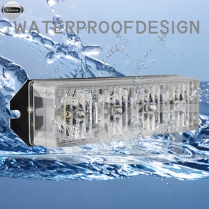 Màu đỏ màu xanh thay đổi <span class=keywords><strong>LED</strong></span> Strobe <span class=keywords><strong>lightbar</strong></span> bề mặt gắn kết <span class=keywords><strong>LED</strong></span> trần ánh sáng từ xa hổ phách <span class=keywords><strong>LED</strong></span> bầu không khí lưới tản nhiệt ánh sáng - Product Image 4