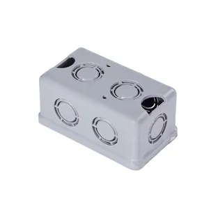 1/2'' rechteckige Knotenbox PVC elektrische Wandboxen