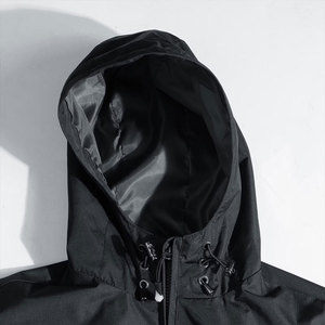Nueva Chaqueta Cortavientos Ligera y Elegante para Hombre, con Capucha, Impermeable, Transpirable, para Correr, Senderismo y Uso Casual al Aire Libre - Product Image 3